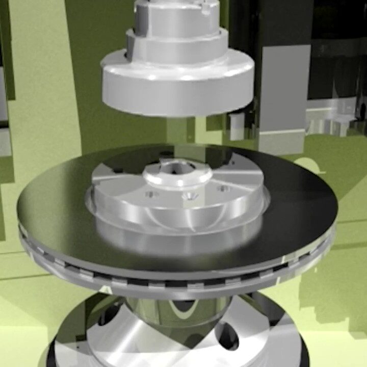 For Brake disk Vertical Type NC Lathe Moment Automotive Manufacturing CNC Machine Tools